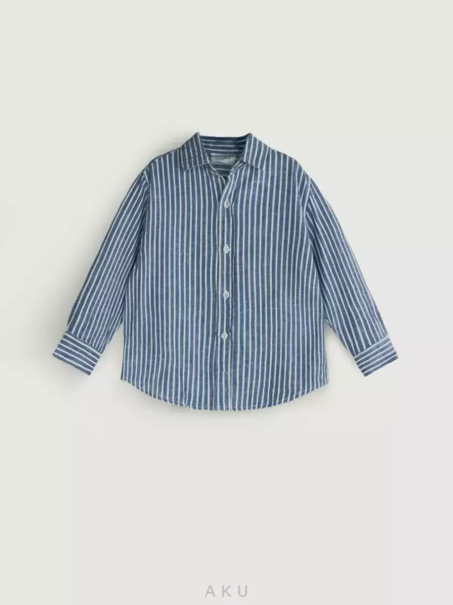 پیراهن راه راه درشت