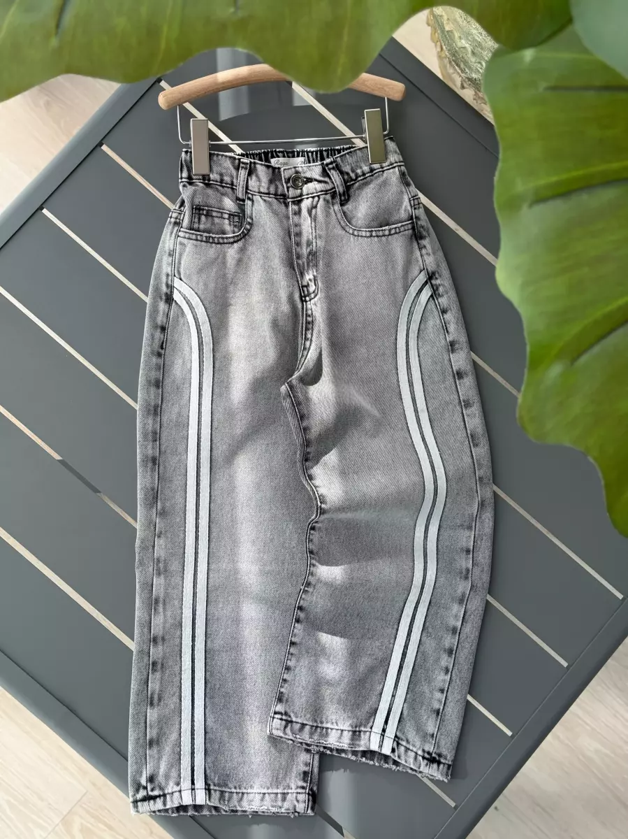 شلوار بگ نواری 13