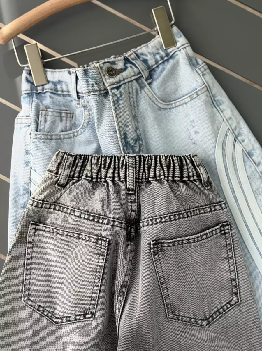 شلوار بگ نواری 13