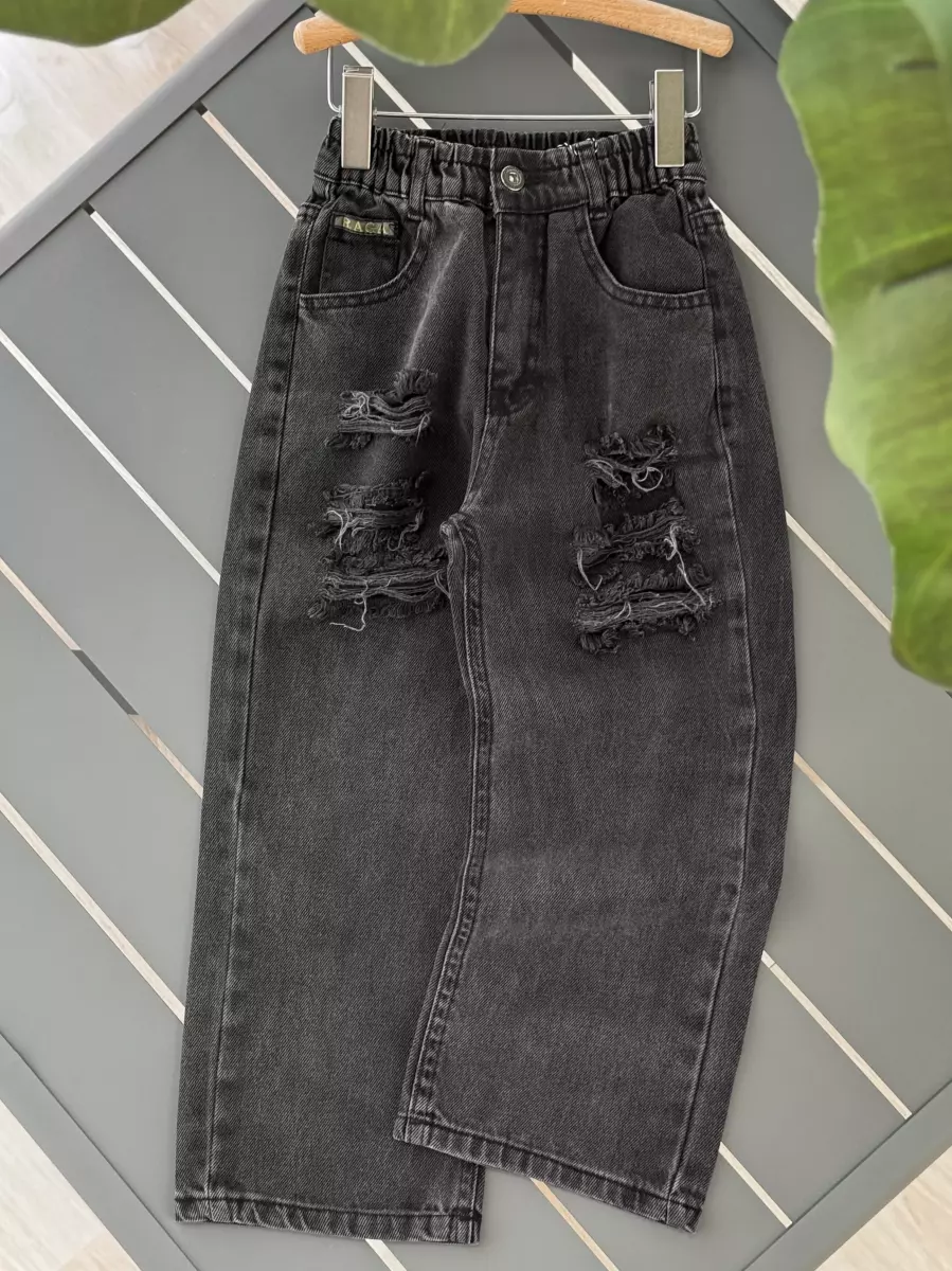 شلوار بگ زاپدار(20287)