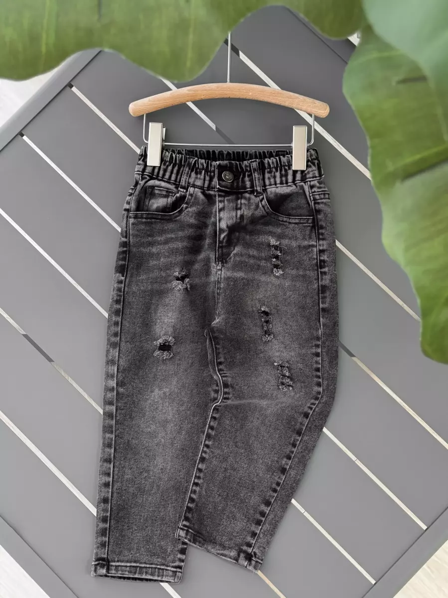 شلوار مام فیت زاپدار 1