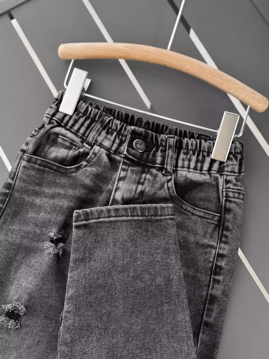 شلوار مام فیت زاپدار 1