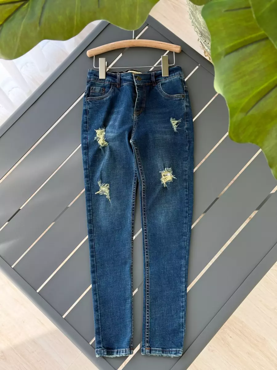 شلوار اسکینی زاپدار 6