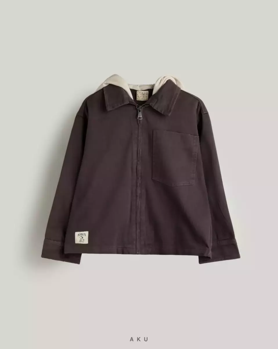 کت کتان کلاهدار