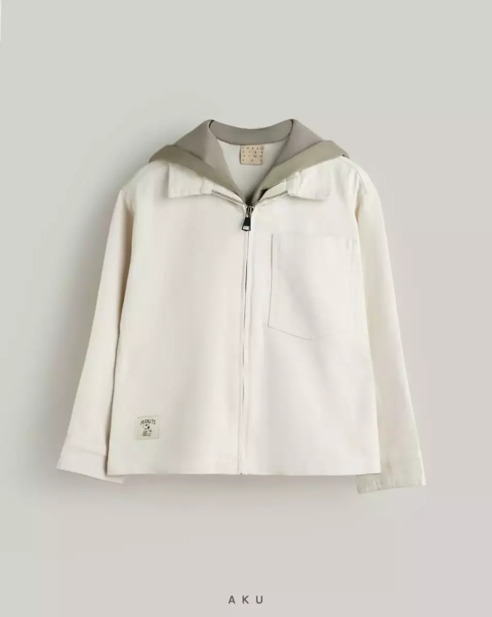 کت کتان کلاهدار