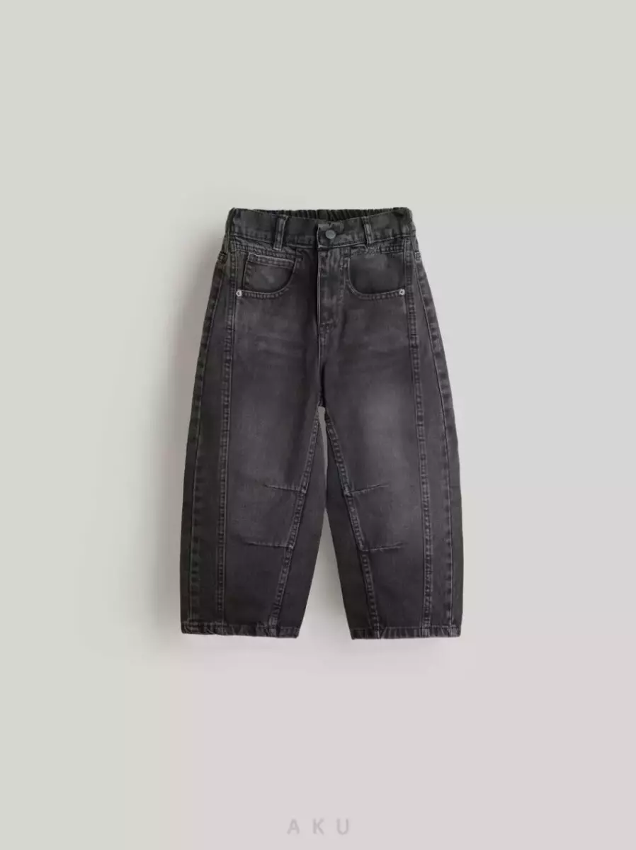 شلوار بگ برشدار