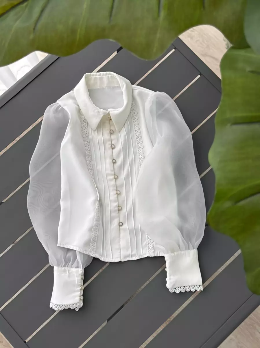 شومیز آستین پفی