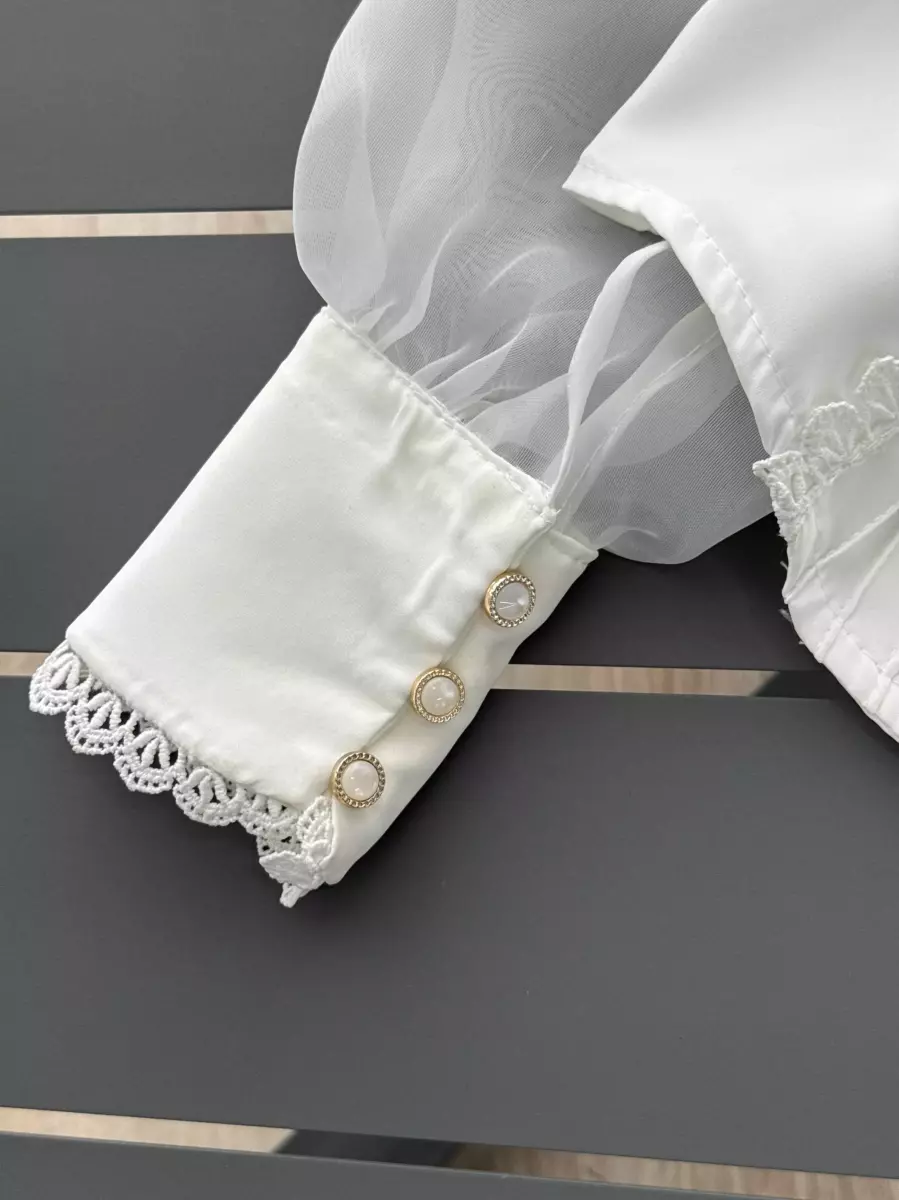 شومیز آستین پفی