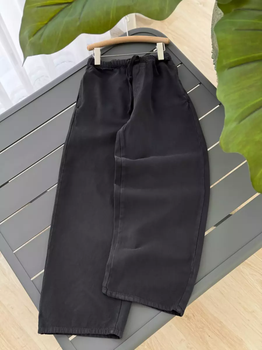 شلوار کتان بگ A