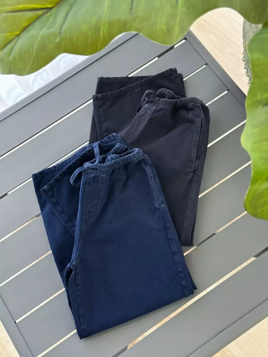 شلوار کتان بگ A