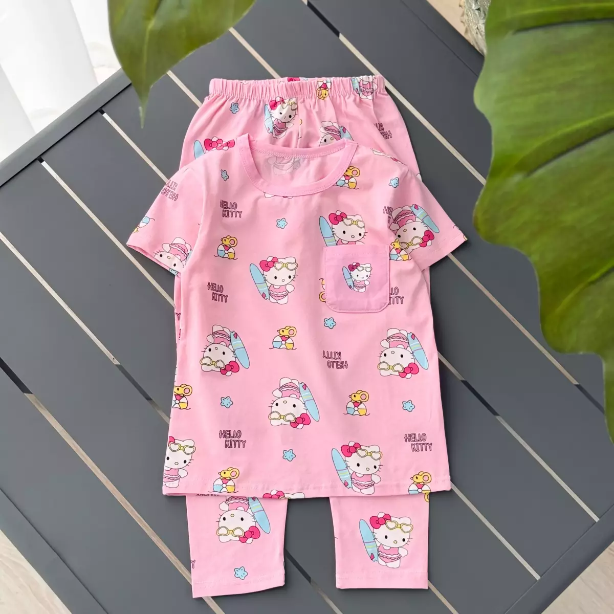ست چینی جیبدار Hello kitty