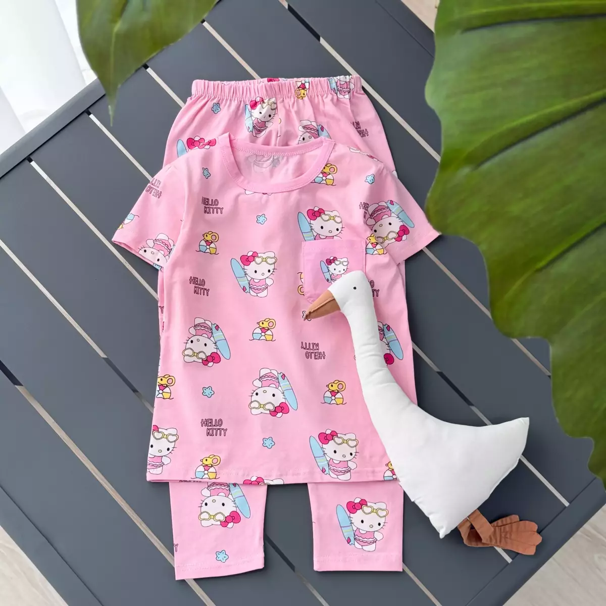 ست چینی جیبدار Hello kitty