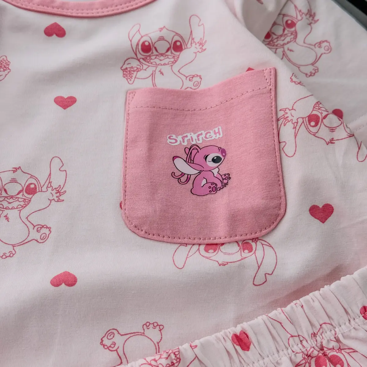دو تیکه وارداتی جیبدار Stitch