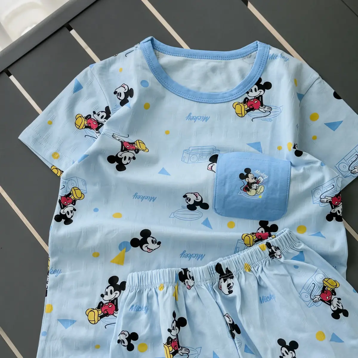 دو تیکه وارداتی جیبدار Mickey