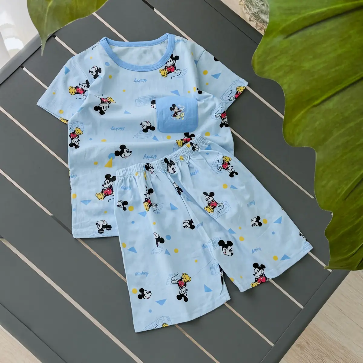 دو تیکه وارداتی جیبدار Mickey